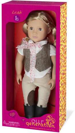 Our Generation Kούκλα Leah w/Tweed Vest (BD31062Z) (1)