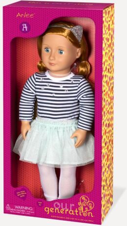 Our Generation Κούκλα Arlee w/Top & Tutu Skirt (BD31104Z) (1)