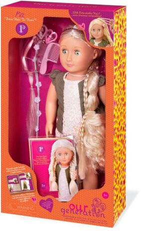 Our Generation Κούκλα Pia Hair Grow (BD31115Z) (3)