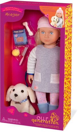 Our Generation Κούκλα Meagan & Σκυλάκι (BD31242Z) (1)
