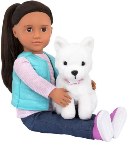 Our Generation Κούκλα Cassie With Pet Dog (BD31243Z) (3)