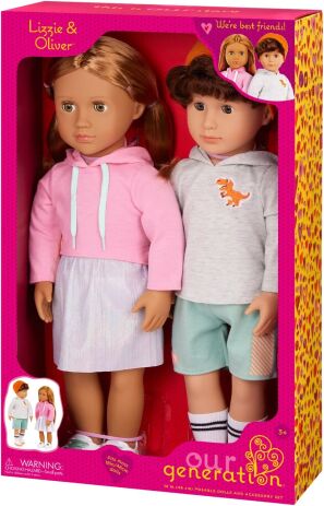 Our Generation Κούκλα Σετ Lizzie & Oliver (BD31559Z) (1)