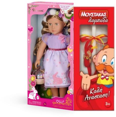 Λαμπάδα Our Generation Κούκλα Blossom Easter Special Event (BD31762Z) (0)