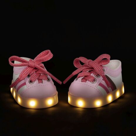 Our Generation Παπουτσάκια Light-Up Pink And White (BD35129Z) (1)