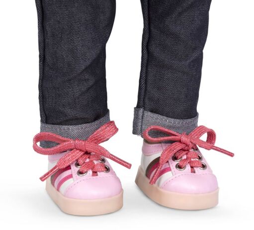 Our Generation Παπουτσάκια Light-Up Pink And White (BD35129Z) (2)