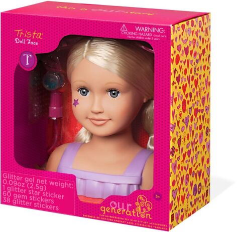 Our Generation Κεφάλι Ομορφιάς Με Αξεσουάρ Trista (BD37078Z) (1)