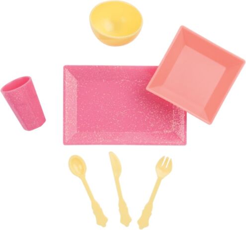 Our Generation Σετ Καρέκλα Φαγητού Κούκλας & Αξεσουάρ (BD37412Z) (3)