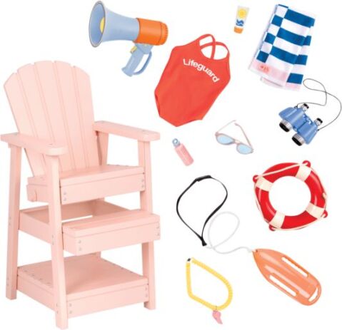 Our Generation Σετ Καρέκλα & Αξεσουάρ Ναυαγοσώστριας (BD37416Z) (0)