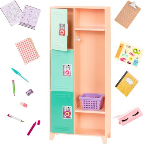 Our Generation Deluxe Σετ School Locker (BD37913Z) (0)