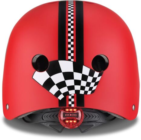 Globber Κράνος Elite Lights XS/S(48-53cm) New Red Racing (507-102) (1)