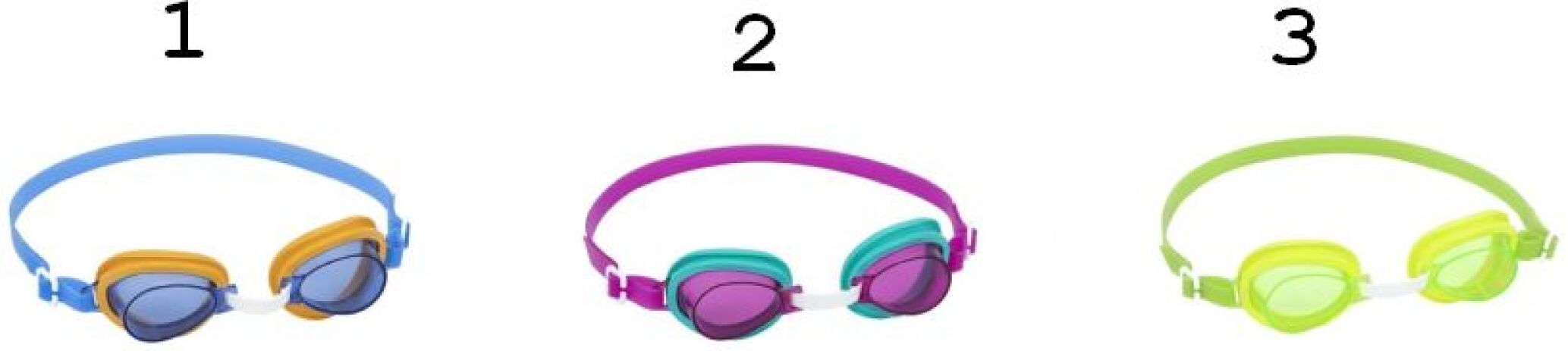 Bestway Γυαλιά Κολύμβησης High Style-3 Σχέδια (21002) (1)