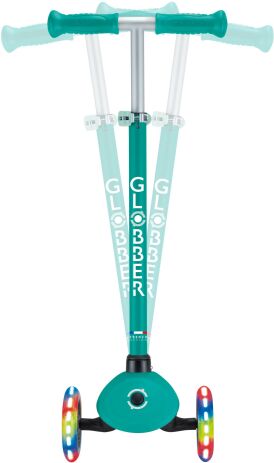 Globber Scooter Primo Lights V2 Emeral Green (423-607-4) (3)