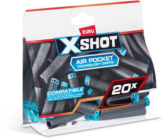 Zuru X-Shot Excel 20PK Refill Darts Foilbag (36587) (1)