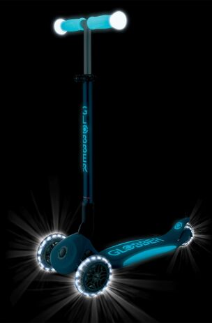 Globber Scooter Elite Glow Lights Petrol Blue (839-100) (0)