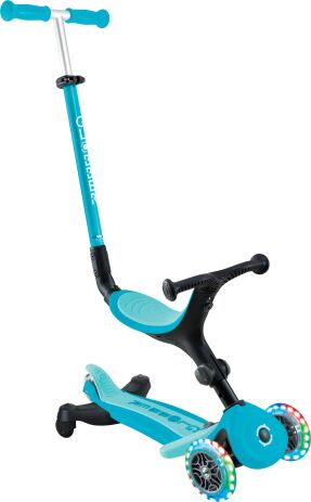 Globber Scooter Foldable Go.Up Active Lights 360 Aqua (749-300) (0)