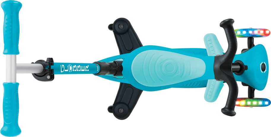 Globber Scooter Foldable Go.Up Active Lights 360 Aqua (749-300) (4)