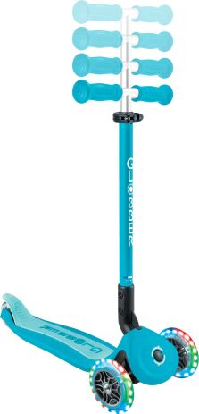 Globber Scooter Foldable Go.Up Active Lights 360 Aqua (749-300) (6)
