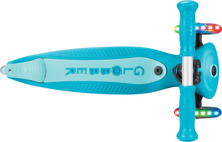 Globber Scooter Foldable Go.Up Active Lights 360 Aqua (749-300) (7)