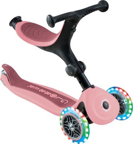 Globber Scooter Foldable Go.Up Active Lights 360 Pastel Pink (749-310) (2)