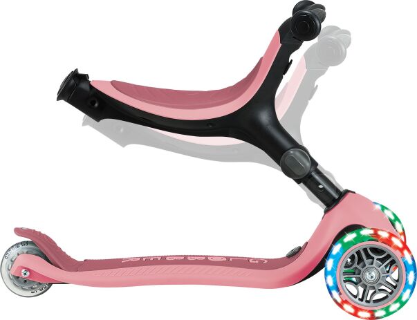 Globber Scooter Foldable Go.Up Active Lights 360 Pastel Pink (749-310) (3)