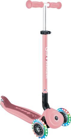 Globber Scooter Foldable Go.Up Active Lights 360 Pastel Pink (749-310) (5)