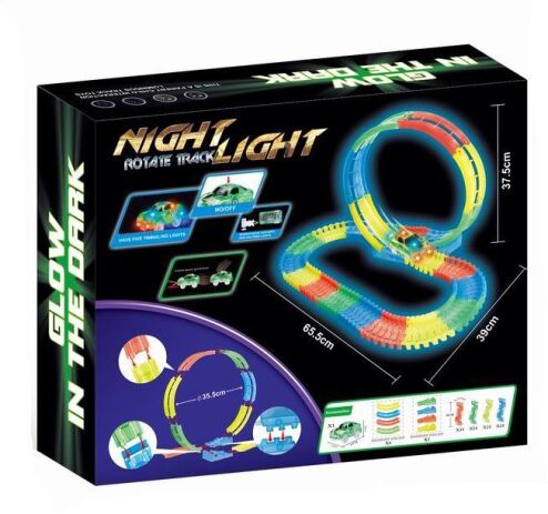 BW Σετ Πίστα Glow In The Dark B/O With Light 105Τμχ (868-169) (2)