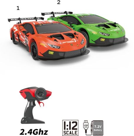 BW Τηλεκατευθυνόμενο Αυτοκίνητο Racer Lamborghini Huracan GT3 1:12-2 Χρώματα (6612) (0)