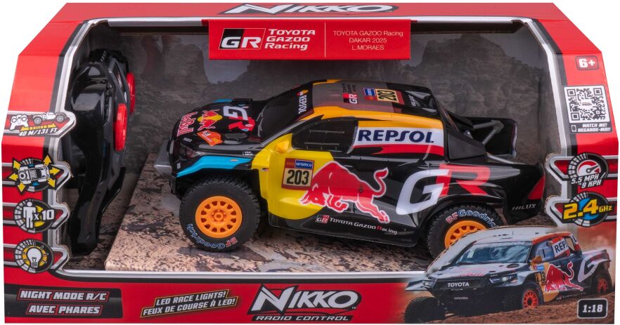 Nikko Τηλεκατευθυνόμενο Toyota Gazoo Dakar 2023 2.4GHZ 1:18 (10590) (1)