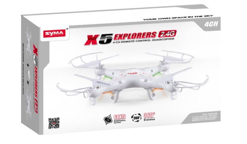 Syma Τηλεκατευθυνόμενο Drone Quadcopter X5 2.4GHZ (X5) (1)