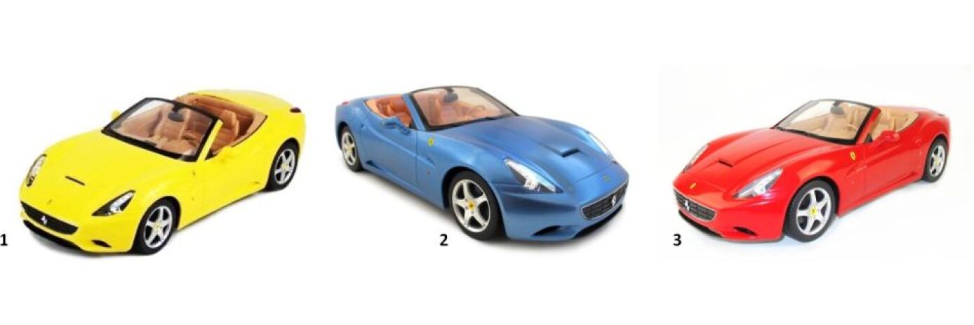 Rastar Τηλεκατευθυνόμενο Αυτοκίνητο Ferrari 1:12-3 Σχέδια (47200) (1)