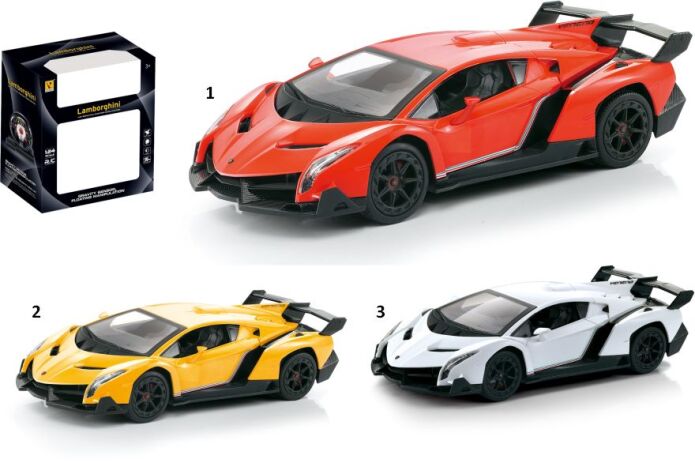 BW Τηλεκατευθυνόμενο Lamborghini Veneno & Τιμόνι 1:24 - 3 Σχέδια (2425SW) (1)