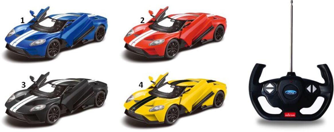 Rastar Τηλεκατευθυνόμενο Ford GT 1:14 -4 Σχέδια (78100) (1)