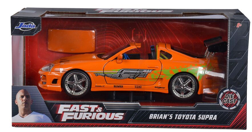 Jada Fast & Furious Όχημα 1995 Toyota Supra 1:24 (253203005) (1)