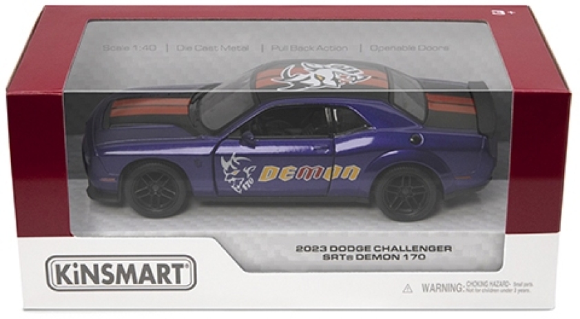 Kin Dodge Challenger 2023 SRT Demon 170 Livery Edition 5" (KT5461WF) (0)