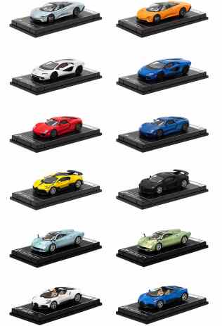 Kin Hypercar League Collection 1:64-12 Σχέδια-1Τμχ (H13-24) (0)