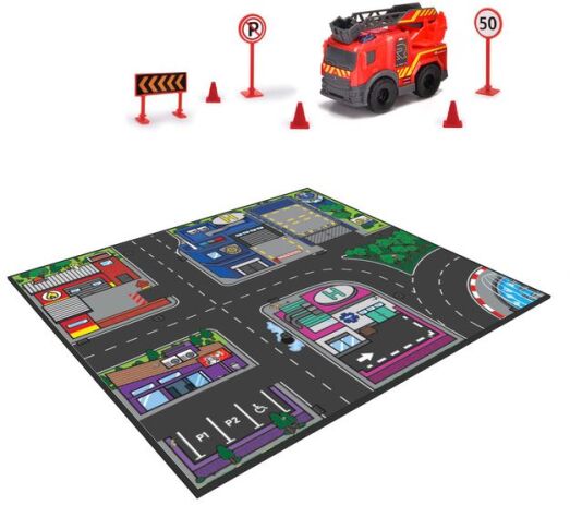 Dickie Playmat 70X80cm.+1 D/C Αυτοκίνητο 8cm-4 Σχέδια (203746018) (0)