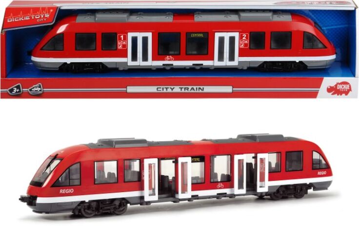 Dickie F/W Τρένο Επιβατηγό City Train 1:43 (203748002) (1)