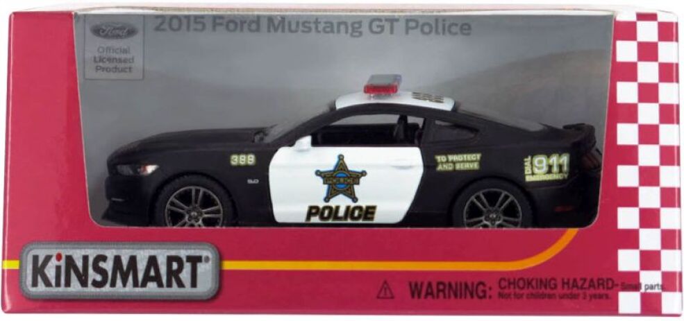 KIN Ford Mustang GT 2015 Police 1:38 (KT5386WP) (1)