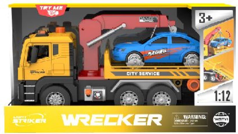 BW F/P Φορτηγό Με Γερανό & F/W Όχημα 1:10 (WY1119A) (1)