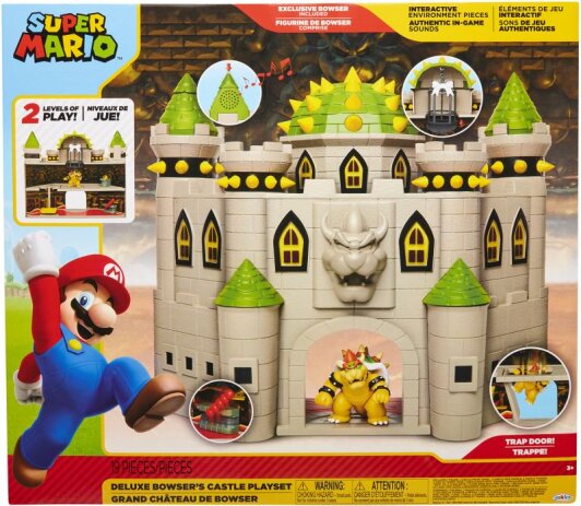 JP Nintendo Φιγούρα 2.5" Super Mario Bowser Castle Playset (400204) (1)