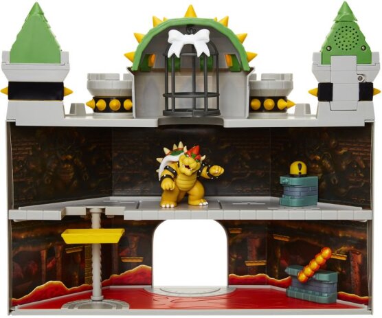 JP Nintendo Φιγούρα 2.5" Super Mario Bowser Castle Playset (400204) (3)
