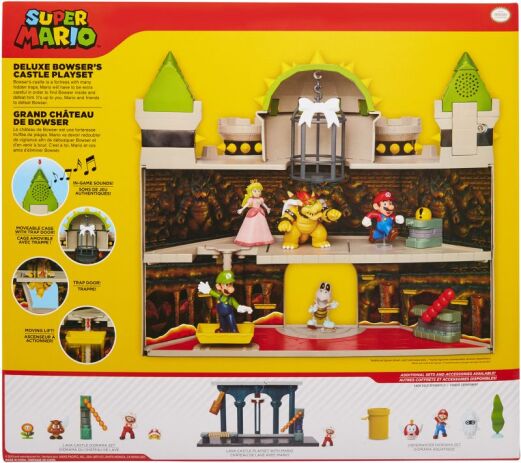 JP Nintendo Φιγούρα 2.5" Super Mario Bowser Castle Playset (400204) (8)