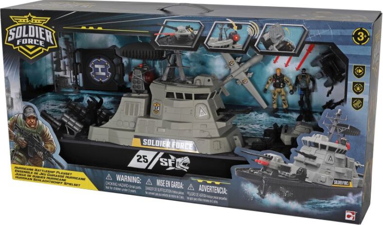 Chap Mei Soldier Force-Πολεμικό Πλοίο Hurricane Playset (545065) (1)