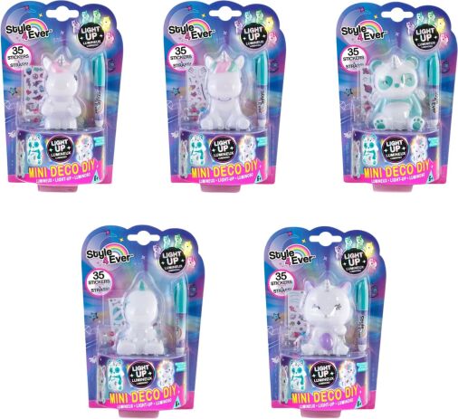 Canal Mini Deco DIY Light Up Μονόκερος-5 Σχέδια (OFG267) (2)