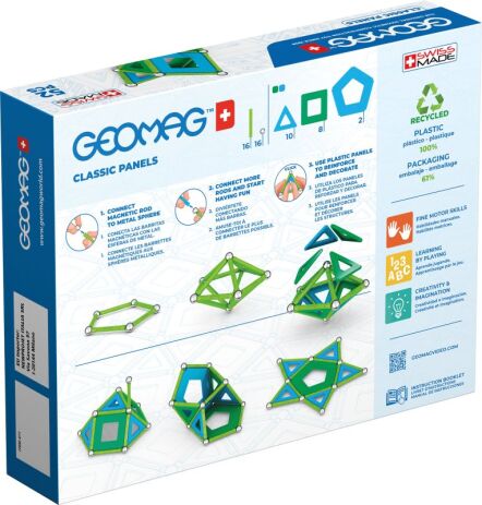 Geomag Σετ Classic Panels 52 - Green (471) (4)