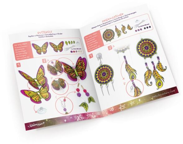 Nebulous Stars Window Charms (11017) (5)