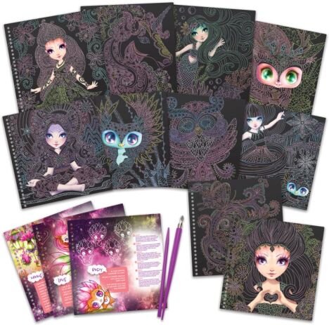 Nebulous Stars Creative Book Zen Scratch & Sketch (11128) (2)