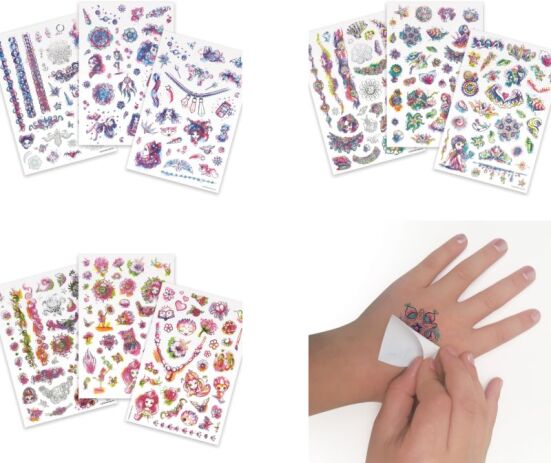 Nebulous Stars Temporary Tattoos-3 Σχέδια (11410) (2)