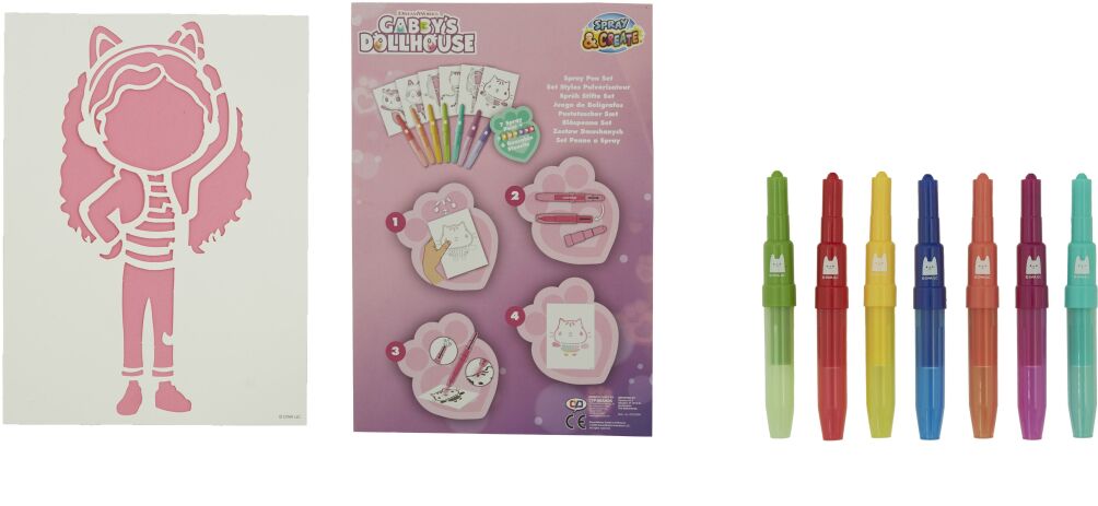 Canenco Gabby's Dollhouse Αερογράφος Set (GD23364) (1)