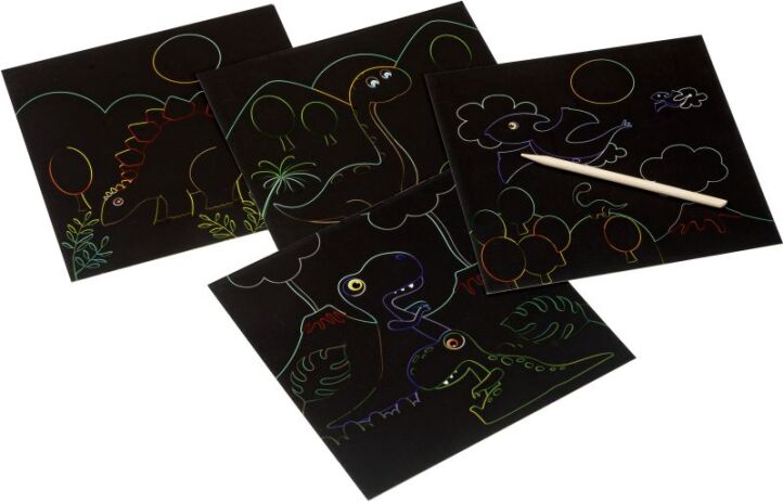Eurekakids HS Scratch Art Δεινόσαυρος (957001) (1)